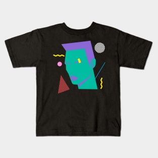 GRACE JONES 80S STYLE GEOMETRIC Kids T-Shirt